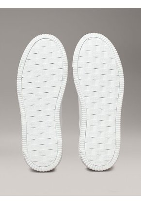 Tenis Blanco De Cuero Robusto Para Hombre Calvin Klein