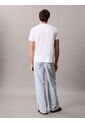 Camiseta Blanca Con Logotipo Apilado Calvin Klein de Calvin Klein