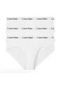 3 Pack De Calzoncillo Blanco Algodón Hip Brief Calvin Klein de Calvin Klein