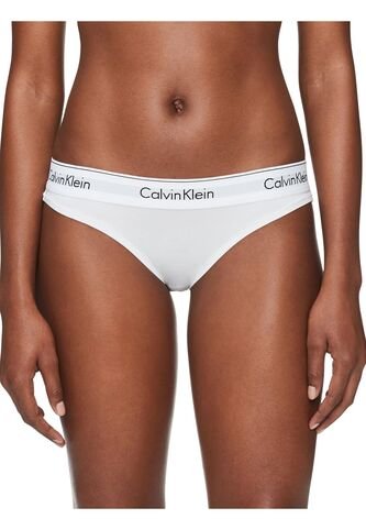 Pantie Clásica De Algodón Blanco Calvin Klein Calvin Klein