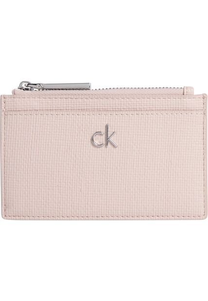 Tarjetero Rosado Con Monedero Ck Daily Calvin Klein