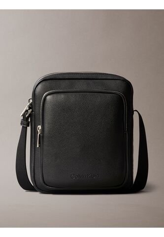Bolso Negro De Reportero Micro Pebble Calvin Klein Calvin Klein