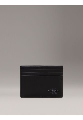 Tarjetero Negro Con Monograma Calvin Klein Calvin Klein