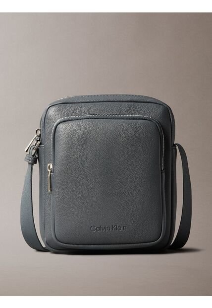 Bolso Negro De Reportero Micro Pebble Calvin Klein