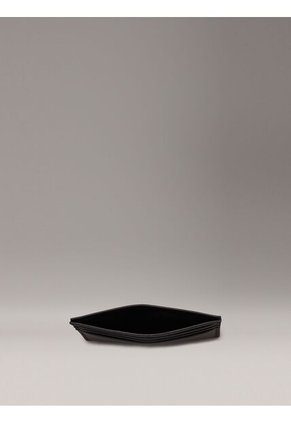 Tarjetero Negro Con Monograma Calvin Klein