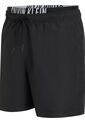 Traje Negro De Baño Corto Con Cinturilla Doble - Intense Power Calvin Klein de Calvin Klein