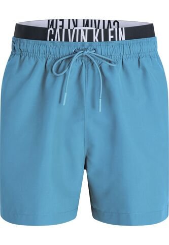 Traje Celeste De Baño Corto Con Cinturilla Doble - Intense Power Calvin Klein Calvin Klein