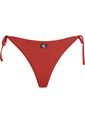 Partes Rojo De Abajo De Bikini Con Lazadas - CK Monogram Calvin Klein de Calvin Klein