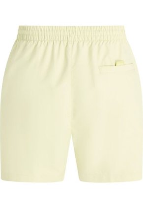 Traje Amarillo De Baño De Largo Medio Con Cordón - Logo Tape Calvin Klein