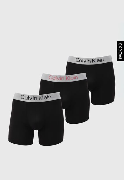 Bóxer Trío Calvin Klein Negro