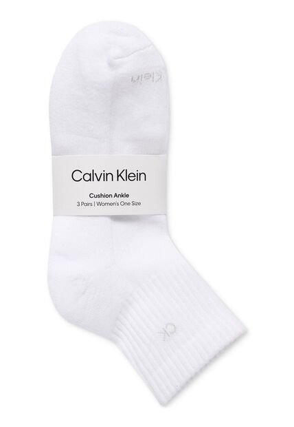 Pack Blanco De 3 Medias Cushion Calvin Klein