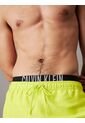 Traje Amarillo De Baño Corto Con Cinturilla Doble - Intense Power Calvin Klein de Calvin Klein