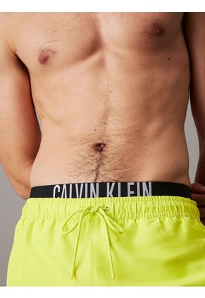 Traje Amarillo De Baño Corto Con Cinturilla Doble - Intense Power Calvin Klein
