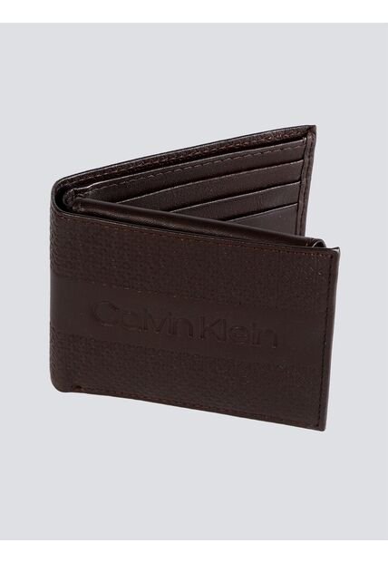 Billetera Café Con Logo Calvin Klein