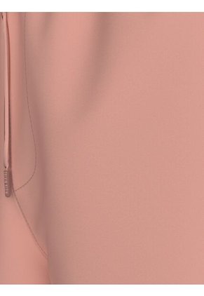 Traje Rosado De Baño De Largo Medio Con Cordón - Logo Embroidery Calvin Klein