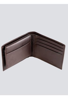 Billetera Café Con Logo Calvin Klein