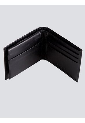 Billetera Negra Con Monograma Calvin Klein