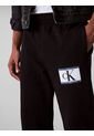 Pantalón Negro De Felpa Con Logotipo Calvin Klein de Calvin Klein