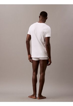 Pack Blanco De 3 Camisetas Con Cuello V - Cotton Classics Calvin Klein