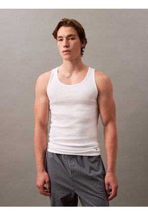 Pack Blanco De 3 Camisetas De Tirantes - Cotton Classics Calvin Klein