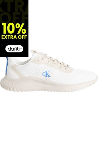 Tenis Blanco Deportivos Runner Mixtos En Nailon Calvin Klein Calvin Klein