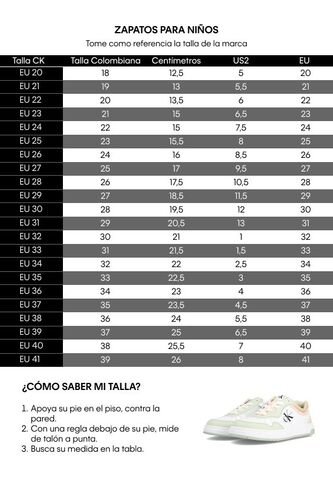 Zapatllas Casuales Para Niño Calvin Klein Calvin Klein
