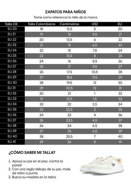 Zapatllas Casuales Para Niño Calvin Klein