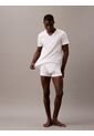 Pack Blanco De 3 Camisetas Con Cuello V - Cotton Classics Calvin Klein de Calvin Klein