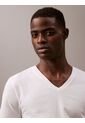 Pack Blanco De 3 Camisetas Con Cuello V - Cotton Classics Calvin Klein de Calvin Klein