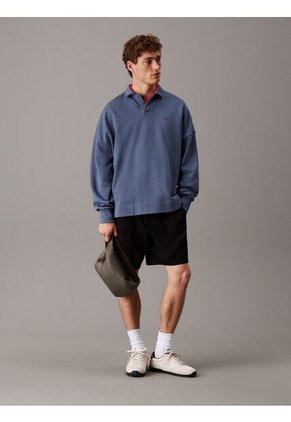 Canguro Gris Cargo Con Logo Calvin Klein