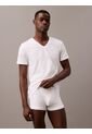Pack Blanco De 3 Camisetas Con Cuello V - Cotton Classics Calvin Klein de Calvin Klein