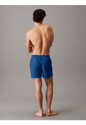 Traje Azul De Baño De Largo Medio Con Cordón - Intense Power Calvin Klein