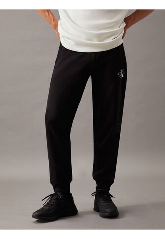 Jogger Negro De Chándal Con Monograma Calvin Klein Calvin Klein