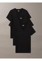 Pack Negro De 3 Camisetas Con Cuello V - Cotton Classics Calvin Klein de Calvin Klein