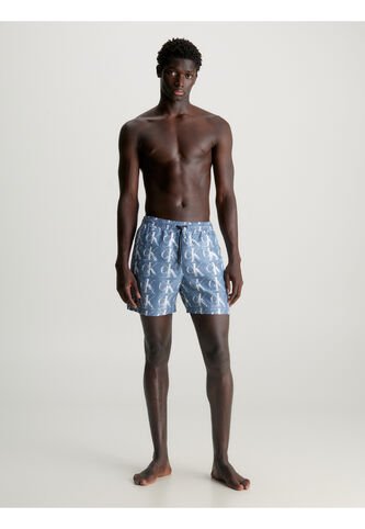 Bermuda De Baño Azul De Baño Con Monograma - CK96 Calvin Klein Calvin Klein