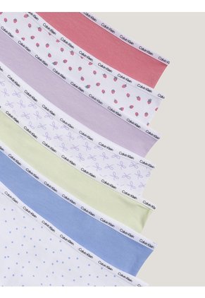 Paquete Blanco Para Niña De 7 Panties Hipster Calvin Klein