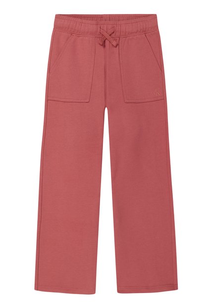 Pantalón Rosa De Corte Ancho Calvin Klein