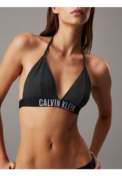 Parte Negro De Arriba De Bikini De Triángulo - Intense Power Calvin Klein