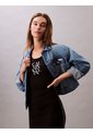 Vestido Negro De Tirantes De Canalé Con Logo Gráfico Calvin Klein de Calvin Klein