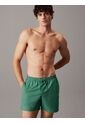 Traje Verde De Baño De Largo Medio Con Cordón - Logo Tape Calvin Klein de Calvin Klein