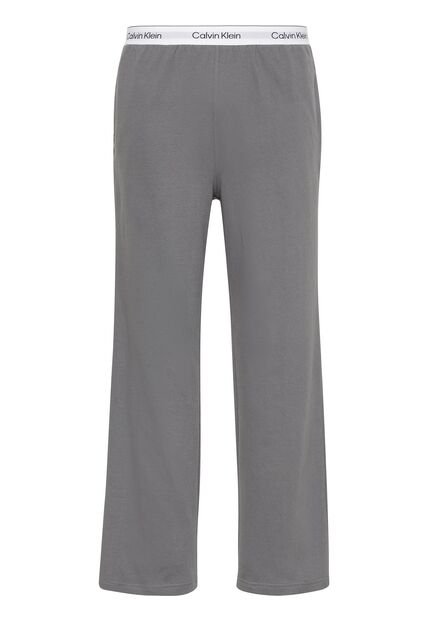 Pantalón Gris De Pijama De Punto De Algodón Calvin Klein
