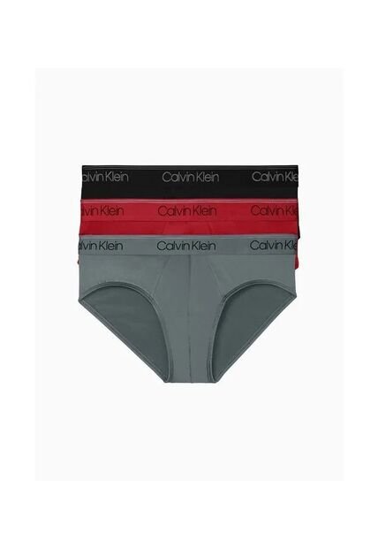 Pack Negro De 3 Slip - Micro Stretch Calvin Klein