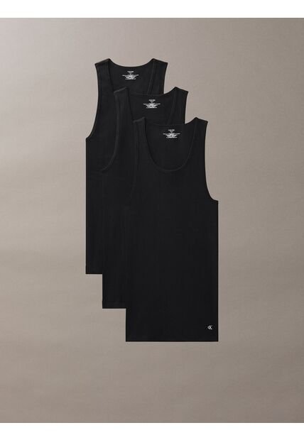 Pack Negro De 3 Camisetas De Tirantes - Cotton Classics Calvin Klein