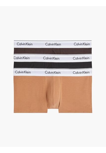 Pack De 3 Bóxers Low Rise Trunk En Algodón Calvin Klein