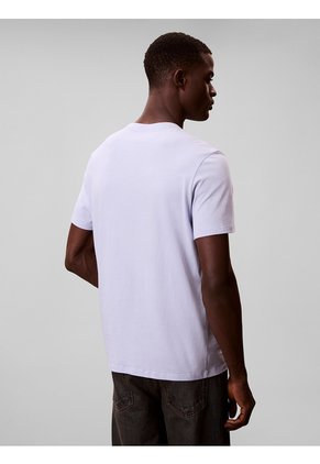 Camiseta Gris Con Gráfico De Logo Calvin Klein