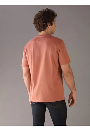 Camiseta Rosa Con Gráfico De Logo Calvin Klein