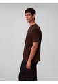 Camiseta Chocolate Con Gráfico De Logo Calvin Klein de Calvin Klein