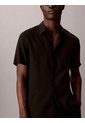 Camisa Negra Clásica De Manga Corta Calvin Klein de Calvin Klein
