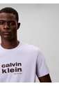 Camiseta Gris Con Gráfico De Logo Calvin Klein de Calvin Klein