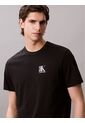 Camiseta Negra Sport Con Monograma Calvin Klein de Calvin Klein